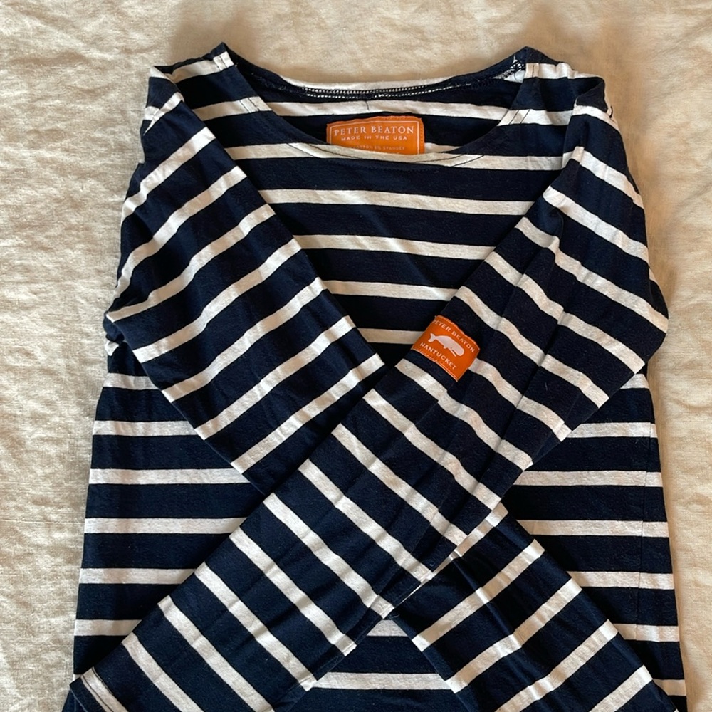Peter Beaton Nantucket striped cotton shirt